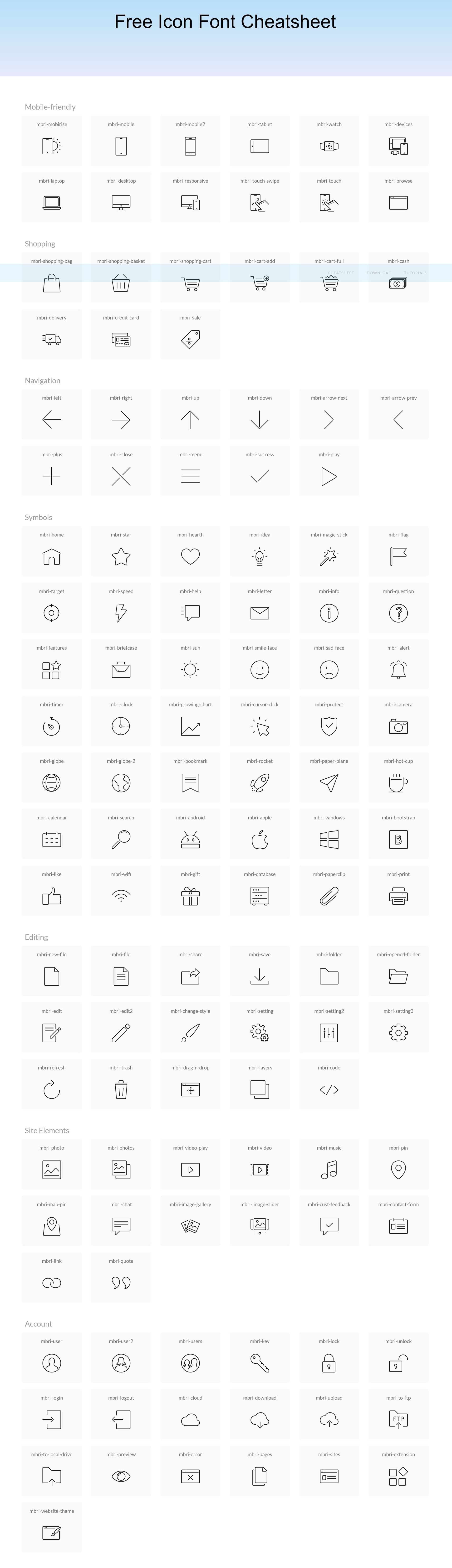 Create Icon Font