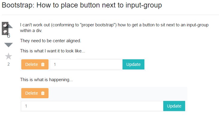  The ways to  put button  upon input-group