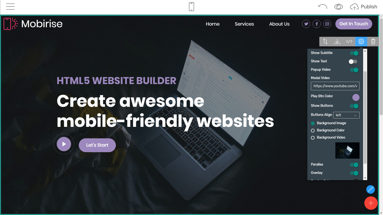 html5 page themes